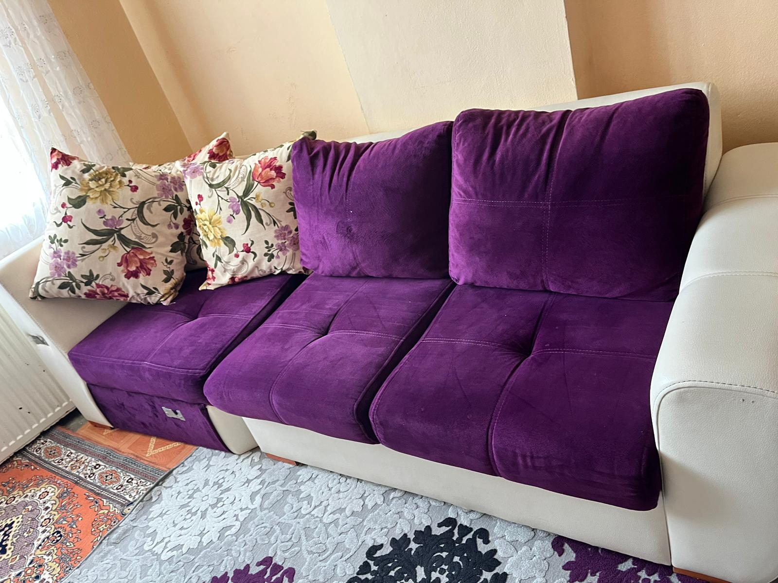 yatak olan çekyat yatarlı ikinci el kanepe